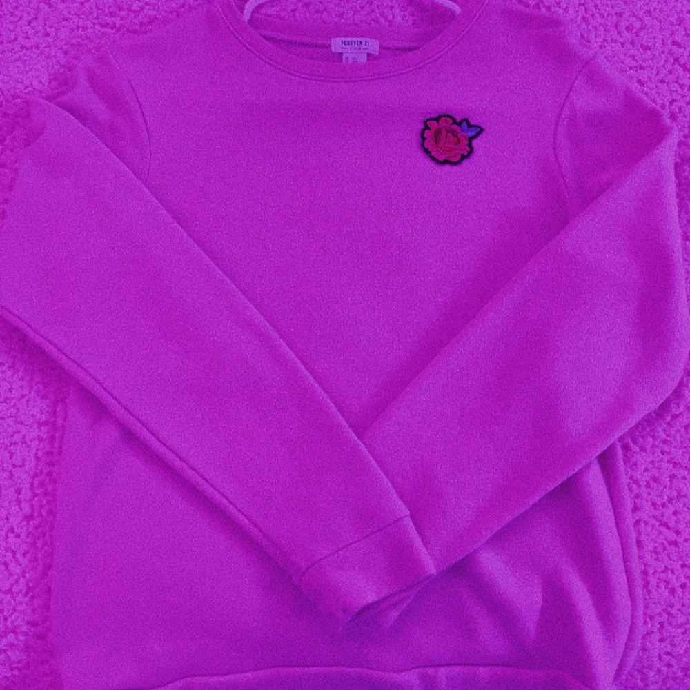 pink flower sweatershirt 💗
